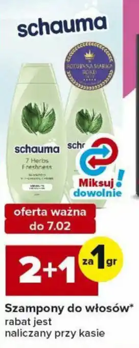 Carrefour Szampony do włosów oferta