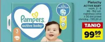 Carrefour Pieluchy ACTIVE BABY 96-152szt oferta