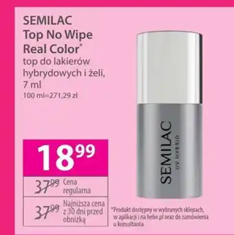 Hebe Top do lakieru hybrydowego Semilac oferta