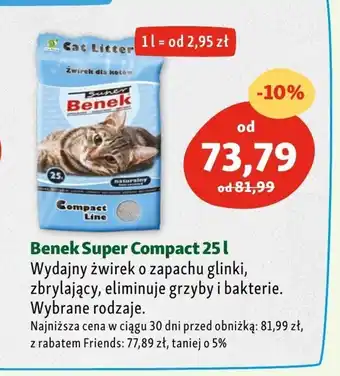 Maxi Zoo Żwirek Super Benek oferta