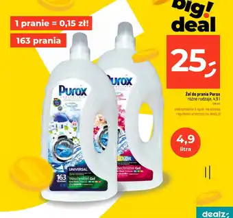 Dealz Żel do prania Purox 4,9 l oferta