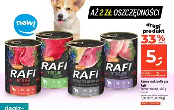 Dealz Karma mokra dla psa Rafi 400 g oferta