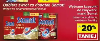 Carrefour Wybrane kapsułki do zmywarki marki Somat oferta