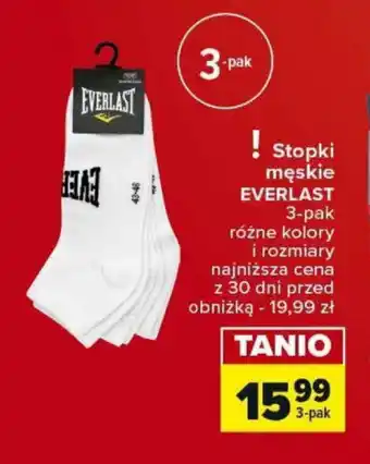 Carrefour Stopki męskie EVERLAST 3-pak oferta