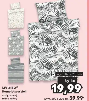 Kaufland Komplet pościeli Liv & BO oferta