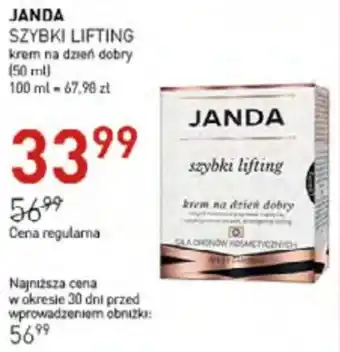 Jawa Drogerie Krem przeciwzmarszczkowy Janda oferta