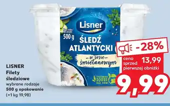 Kaufland Filety śledziowe Lisner oferta