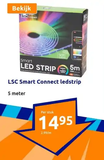 Action LSC Smart Connect ledstrip 5 m oferta