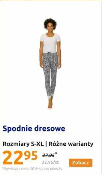 Action Spodnie dresowe oferta