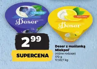 Netto Deser z maślanką Mlekpol 170 g oferta