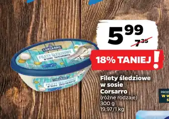 Netto Filety śledziowe w sosie Corsarro oferta
