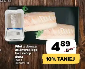 Netto Filet z dorsza atlantyckiego bez skóry Sona oferta