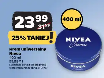 Netto Krem uniwersalny Nivea oferta