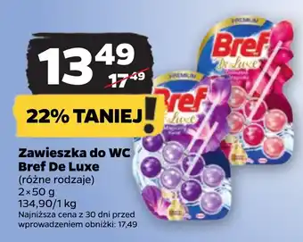 Netto Zawieszka do WC Bref De Luxe 2 x 50 g oferta