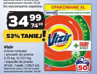 Netto Vizir proszek do prania 2,75 kg / kapsułki do prania 33 szt. oferta