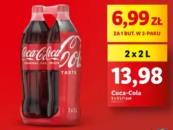 Lidl Coca-Cola 2 x 2 l oferta