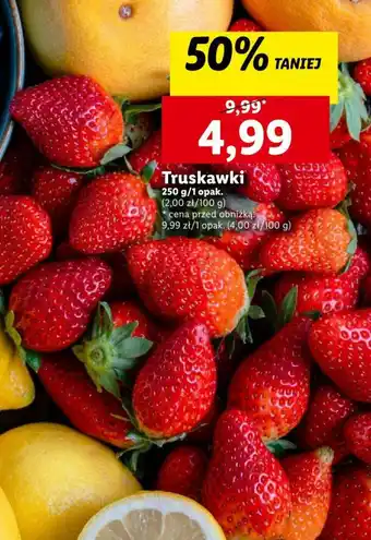 Lidl Truskawki 250 g oferta