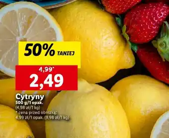 Lidl Cytryny 500 g oferta