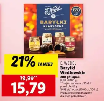 Lidl E. WEDEL Baryłki Wedlowskie 200 g oferta