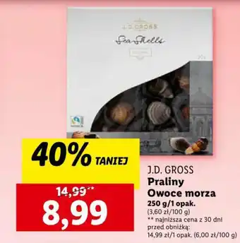 Lidl J.D. GROSS Praliny Owoce morza 250 g oferta