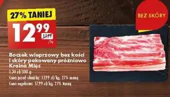Biedronka Boczek wieprzowy oferta