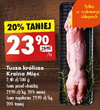 Biedronka Tuszka królicza Kraina Mięs oferta