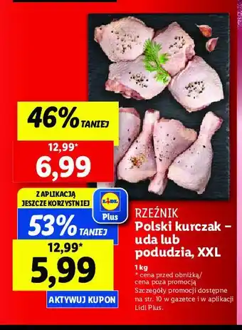 Lidl Mięso z ud kurczaka Rzeźnik codzienna dostawa oferta
