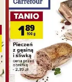 Pieczeń z gęsi ze śliwką