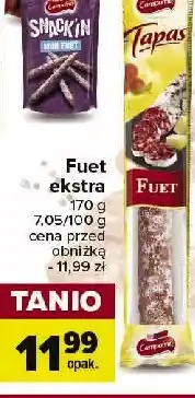 Carrefour Fuet extra Campofrio oferta