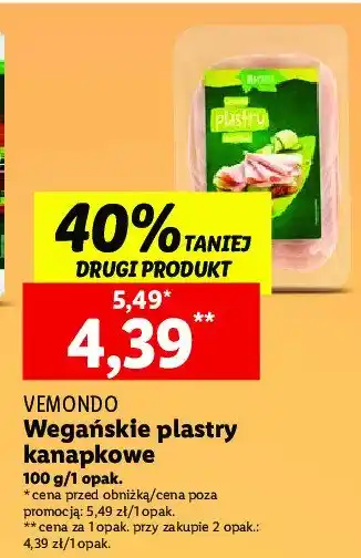 Lidl Roślinne plastry Vemondo oferta