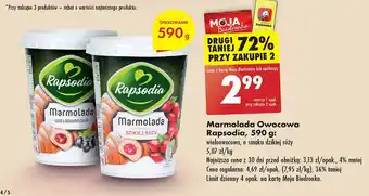 Biedronka Marmolada dzika róża Rapsodia oferta