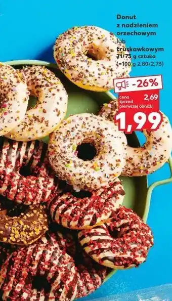 Kaufland Donut z nadzieniem orzechowym oferta