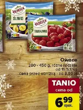 Carrefour Śliwki bez pestek Hortex oferta