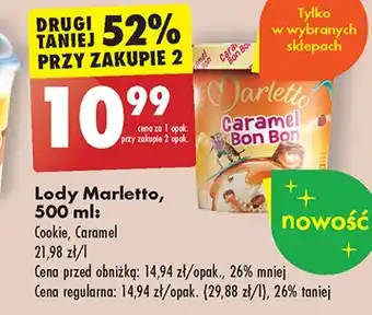 Biedronka Lody cookie Marletto oferta