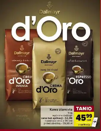 Carrefour Kawa Dallmayr espresso d'oro oferta