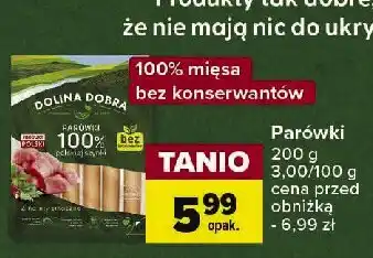 Carrefour Parówki wieprzowe Dolina dobra oferta