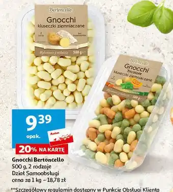 Auchan Gnocchi tricolore Bertoncello oferta