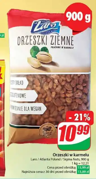 Orzechy ziemne w karmelu Laro
