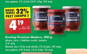Biedronka Ketchup premium pikantny Madero oferta