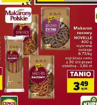 Carrefour Makaron pióra razowe Makarony polskie oferta