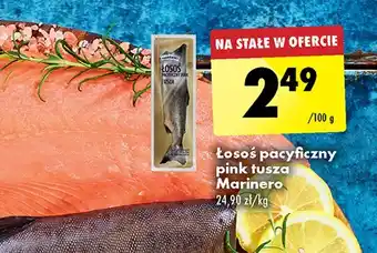 Biedronka Łosoś pacyficzny pink tusza Marinero oferta