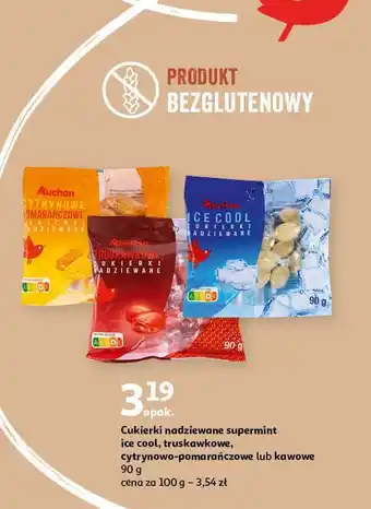 Auchan Cukierki kawowe Auchan różnorodne (logo czerwone) oferta