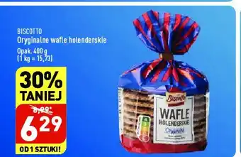 ALDI Wafle holenderskie Biscotto oferta