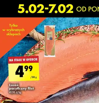 Biedronka Łosoś filet oferta