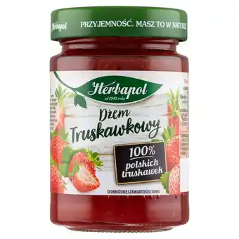 Groszek Herbapol Dżem o obniżonej zawartości cukru truskawkowy 280 g oferta