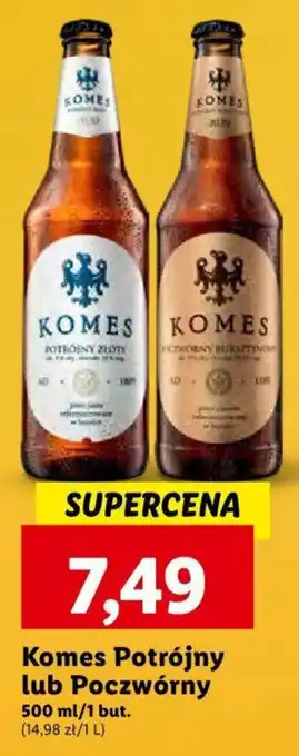 Lidl Komes Potrójny lub Poczwórny 500 ml oferta