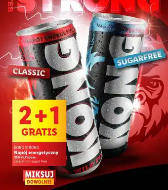 Lidl KONG STRONG Napój energetyczny 250ml oferta