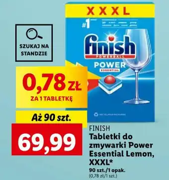 Lidl FINISH Kapsułki do zmywarki Quantum All in 1 Lemon, XXXL 60 szt oferta
