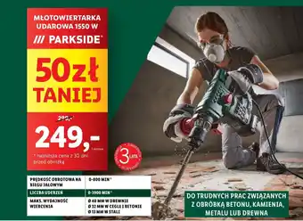 Lidl PARKSIDE MŁOTOWIERTARKA UDAROWA 1550 W oferta