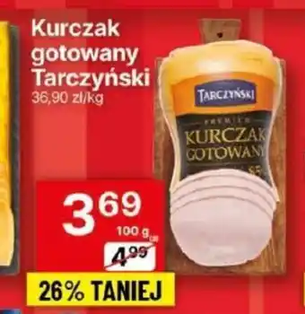 Delikatesy Centrum Kurczak gotowany Tarczyński 100g oferta